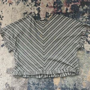 Striped cropped top